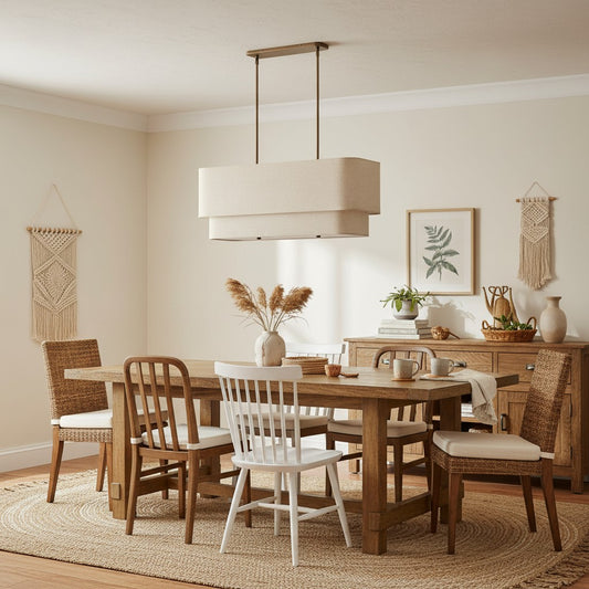 Aleena Modern Farmhouse Linear Pendant