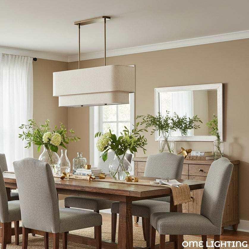Aleena Modern Farmhouse Linear Pendant