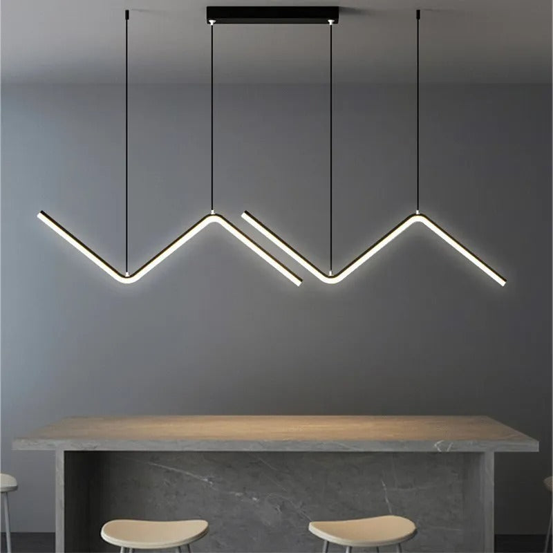 Geometric Lines Chandelier