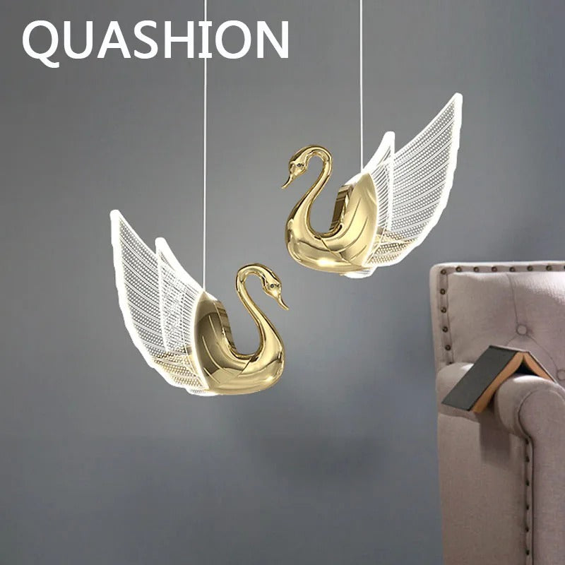 Swan Pendant Light