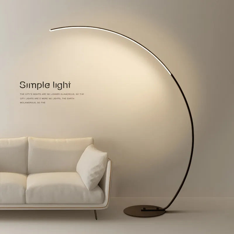 Curved Modern Floor Lamp