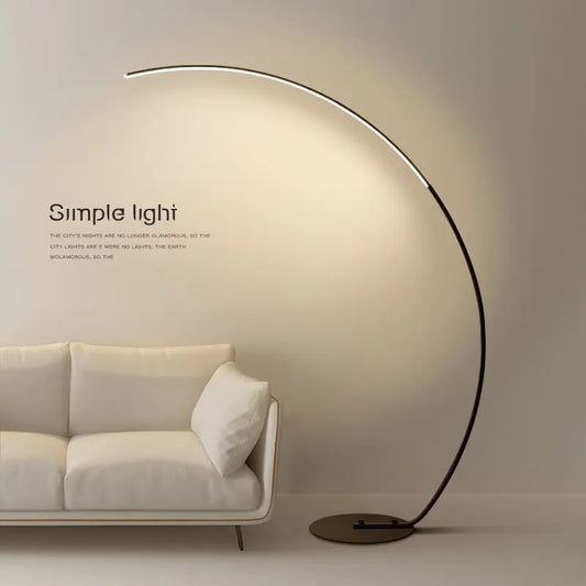 Curved Modern Floor Lamp