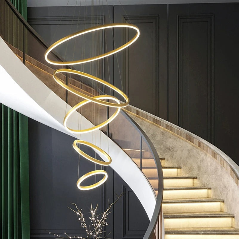 5 Ring Chandelier