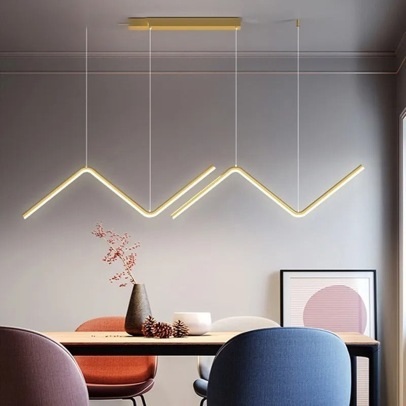 Geometric Lines Chandelier