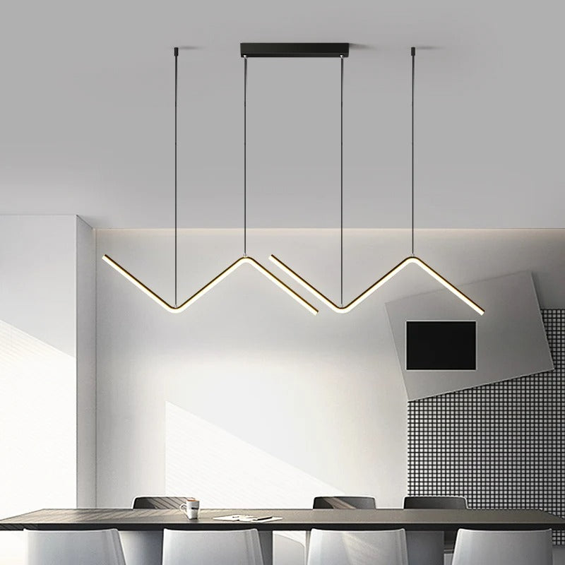 Geometric Lines Chandelier