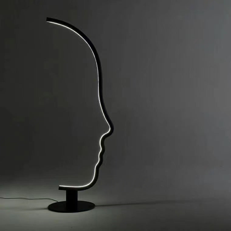 Human Shape Led Human Face Shape Floor Lamp - UAE FURNITURE HUB
