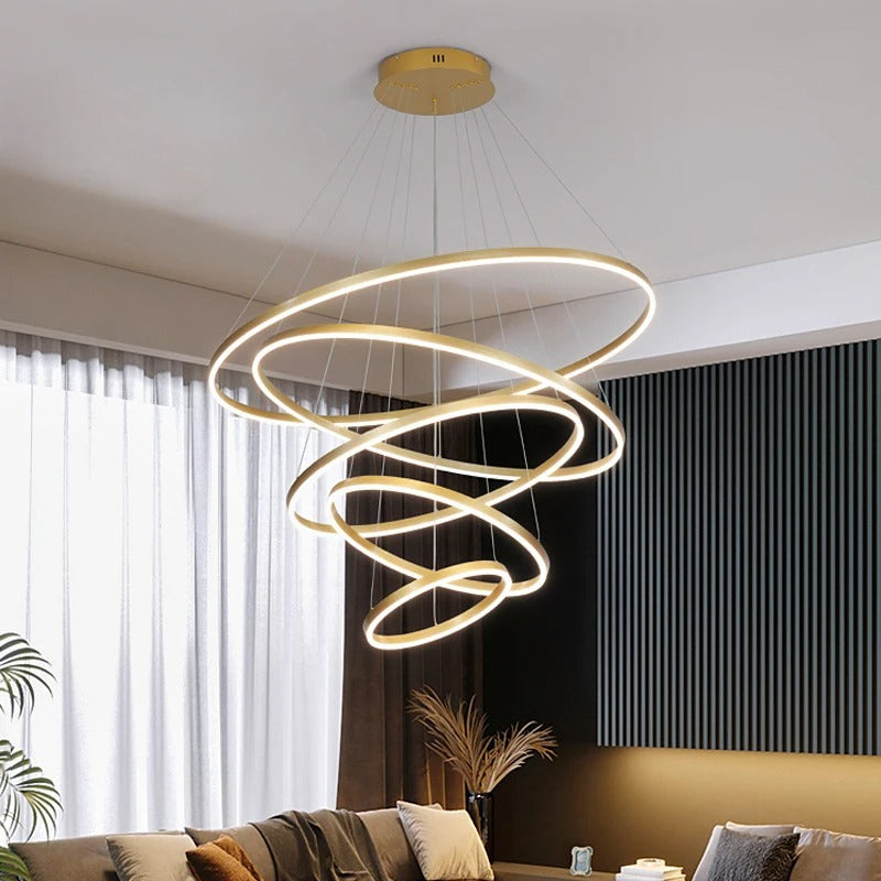 5 Ring Chandelier