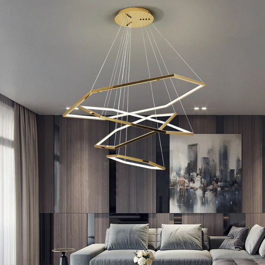 Hexagon Luxury Chandelier