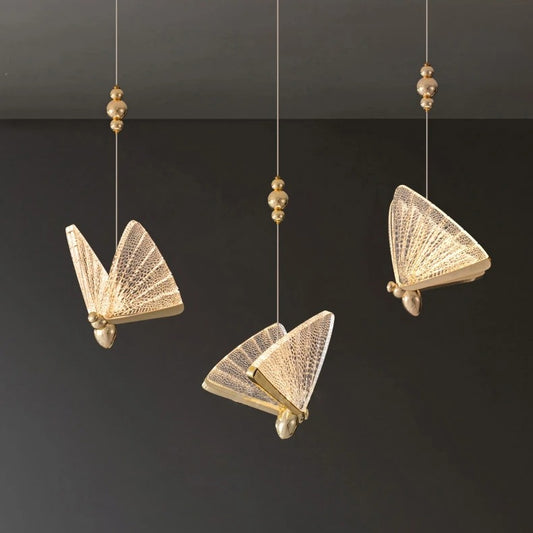 Butterfly Shape Modern Hanging Light Heads