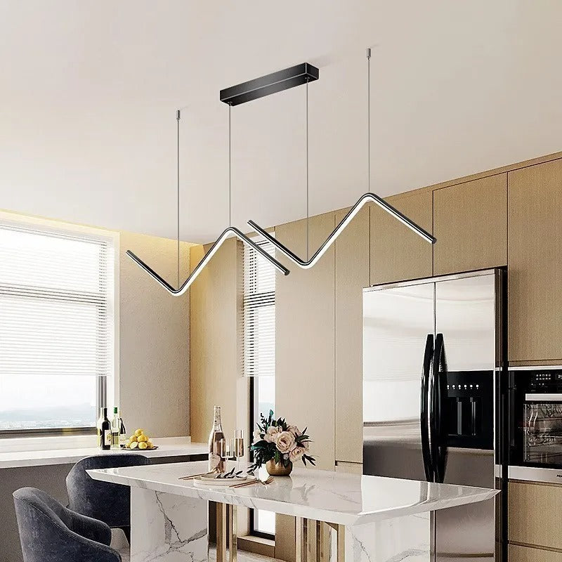 Geometric Lines Chandelier