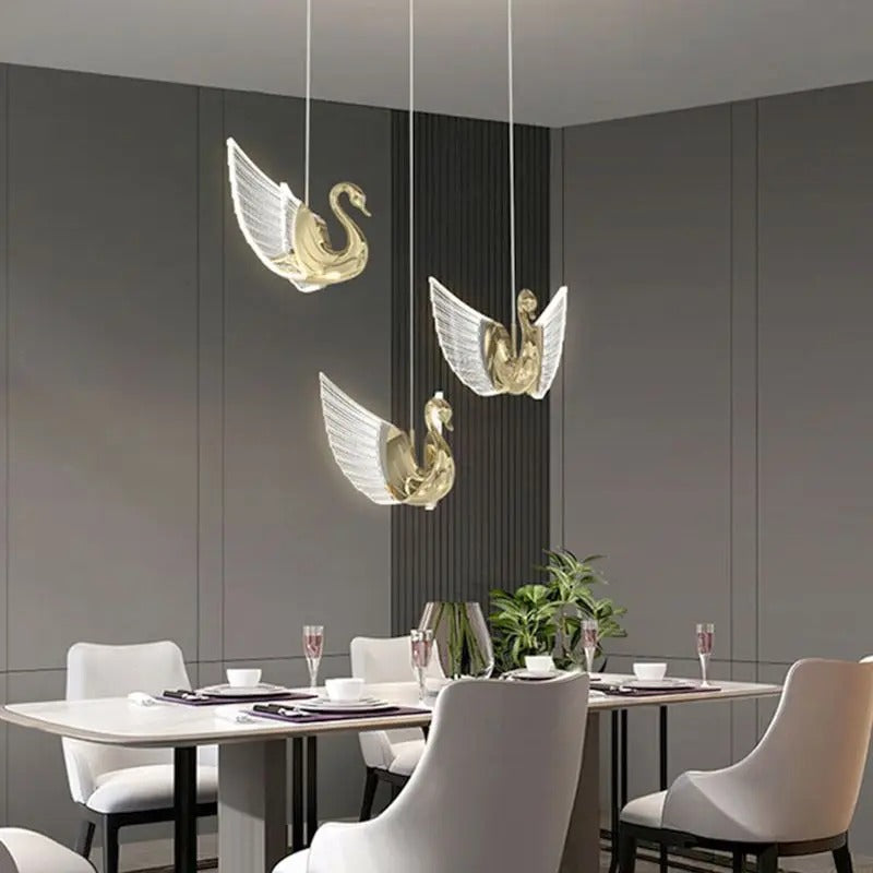 Swan Pendant Light