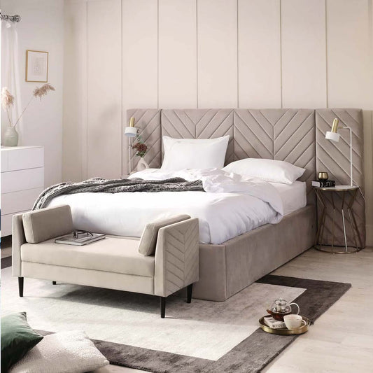 Elegant Luxury HeadBoard Bed