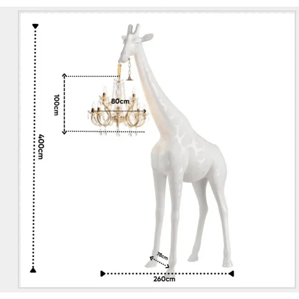 Animal Sculpture Giraffe Floor Lamp